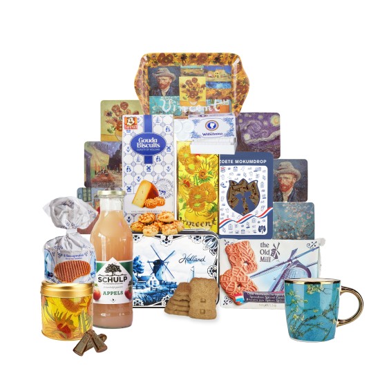 Van Gogh Holland Geschenkset vrouwen en mannen - cadeau - cadeaupakket - cadeauset - gifset - Hollandse cadeautjes