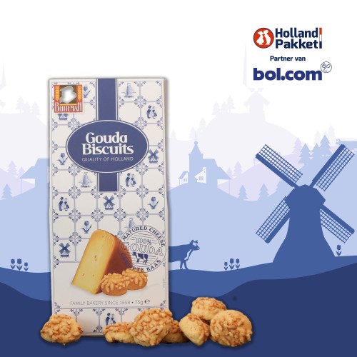 Geschenkpakket met blik stroopwafels Goud biscuitkoekjes en Amsterdam mok