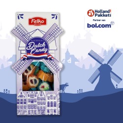Cadeaupakket -  Holland nr 13 - Pakket met boek "Kookboek van Amsterdam" en diverse Hollandse lekkernijen 