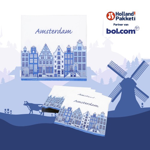 Holland Pakket - Welcome to Holland - Cadeaupakket - Kerstpakket - Geschenkpakket - Pakket met diverse Hollandse lekkernijen en cadeautjes