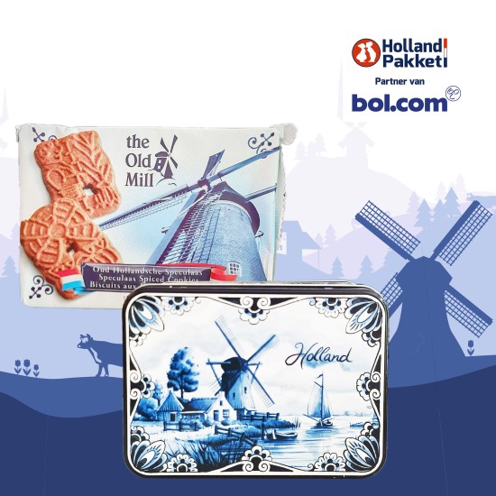Cadeaupakket - Holland nr 15 - Pakket met boek "Kookboek van Rotterdam" en diverse Hollandse lekkernijen Cadeaupakket - Holland nr 15 - Pakket met boek "Kookboek van Rotterdam" en diverse Hollandse lekkernijen
