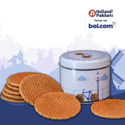 Cadeaupakket -  Holland nr 8 - Pakket met diverse Hollandse lekkernijen en cadeautjes