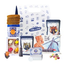 Holland Tas – Dutch Moment  - Cadeaupakket met o.m. Stroopwafels - Mokumdrop - Oud Hollandse koekjes