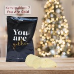 Kerstpakket Cadeaupakket  - You are Gold - Met led kaars