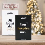 Kerstpakket Cadeaupakket  - You are Gold - Met led kaars
