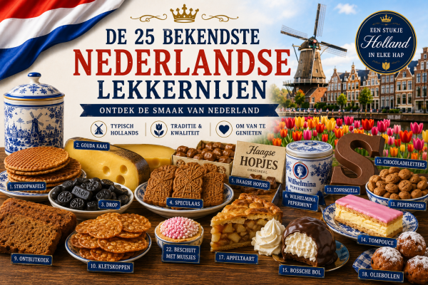 De 25 bekendste Nederlandse lekkernijen | Typisch Hollands genieten