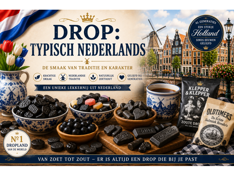 Drop: typisch Nederlands | Waarom Nederlanders zo dol zijn op drop