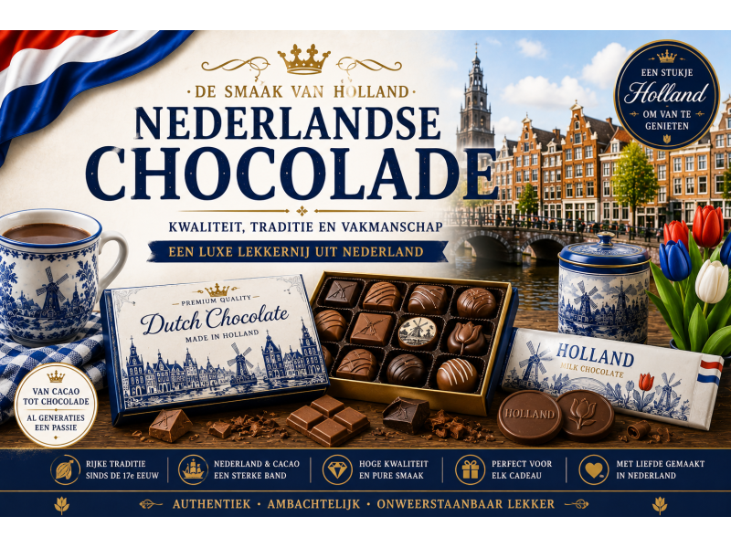 Nederlandse chocolade | Waarom Hollandse chocolade zo geliefd is