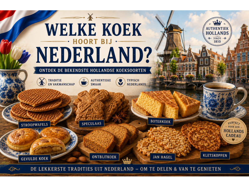 Welke koek hoort bij Nederland? | De bekendste Hollandse koeksoorten