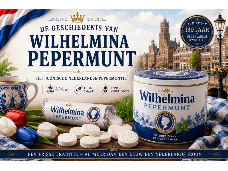 Wilhelmina Pepermunt | De geschiedenis van Nederlands bekendste pepermunt